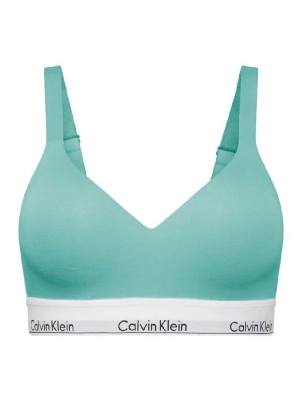 Calvin Klein Women's Seamless Comfort Bra in Teal SMALL
